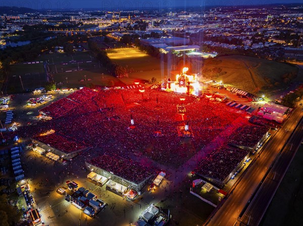 1st Rammstein Concert 2024 in Dresden, Dresden, Saxony, Germany, Europe