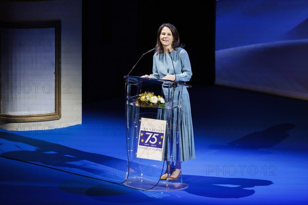Annalena Baerbock (Alliance 90/The Greens), Federal Foreign Minister, photographed during the ceremony to mark the 75th anniversary of the Council of Europe in Strasbourg, 16.05.2024. Photographed on behalf of the Federal Foreign Office