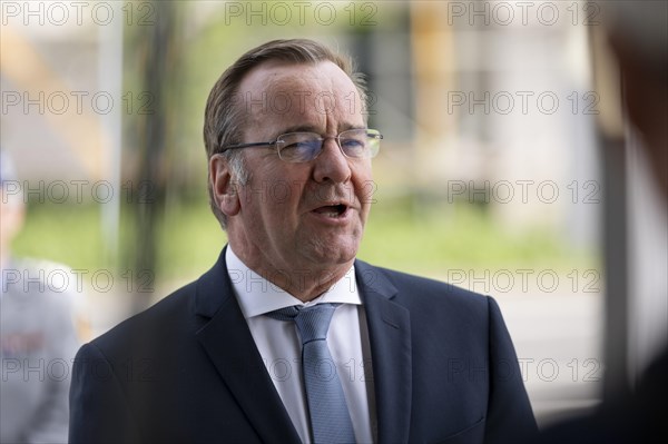 Boris Pistorius (SPD), Federal Minister of Defence, photographed during the reception of the Lithuanian Minister of Defence by Boris Pistorius (SPD), at the BMVg in Berlin, 16.05.2024