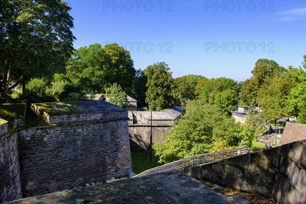 Castle garden, Imperial Castle, Nuremberg Castle, Nuremberg, Middle Franconia, Franconia, Bavaria, Germany, Europe