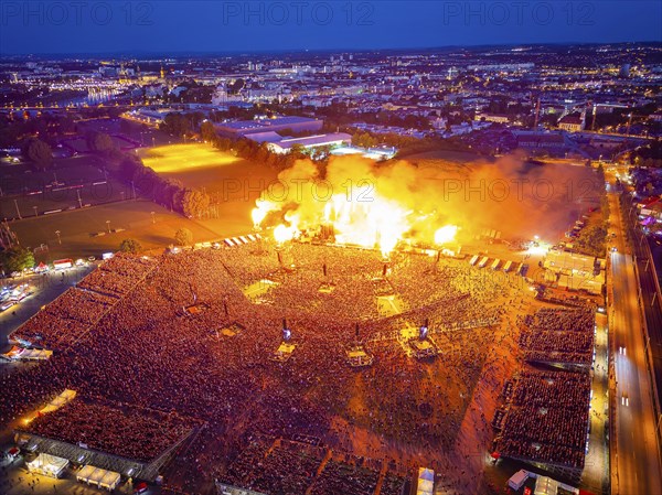 1st Rammstein Concert 2024 in Dresden, Dresden, Saxony, Germany, Europe