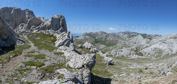 Velebit Mountains in Paklenica National Park, Zadar, Dalmatia, Croatia, Europe