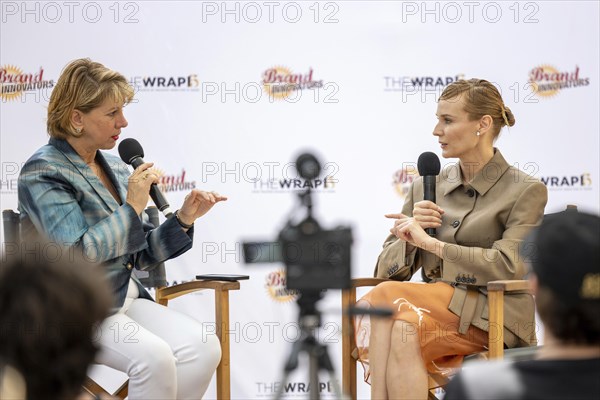 Cannes, France, 19.5.2024: Diane Kruger talking about her new film The Shrouds at The WRAP Conversations at Armani Caffe, 19.05.2024, Europe