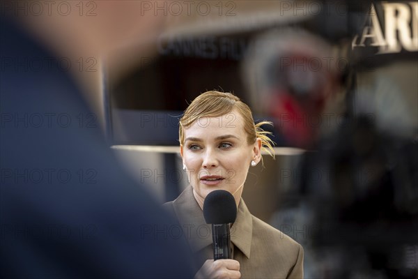 Cannes, France, 19.5.2024: Diane Kruger talking about her new film The Shrouds at The WRAP Conversations at Armani Caffe, 19.05.2024, Europe