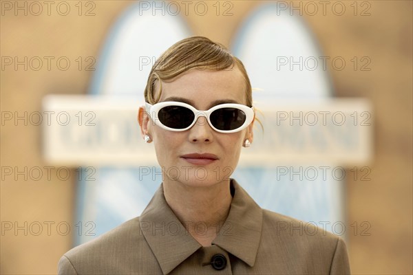 Cannes, France, 19.5.2024: Diane Kruger in front of the talk about her new film The Shrouds at The WRAP Conversations at Armani Caffe, 19.05.2024, Europe