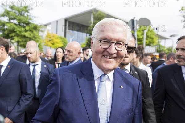 Frank-Walter Steinmeier (President of the Federal Republic of Germany) on a tour of the Citizens' Festival Celebrating Democracy. / The Basic Law turns 75, together it will be a celebration, Berlin, 26.05.2024
