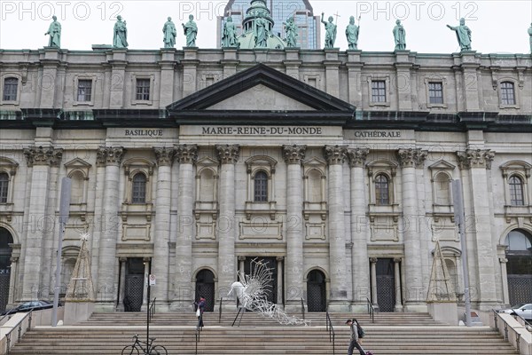 Basilica, Marie Reine Du Monde, Montreal, Province of Quebec, Canada, North America