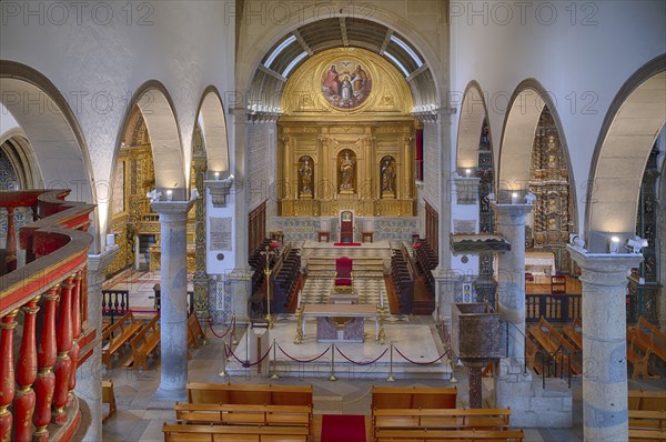 Chancel, Cathedral Igreja da Sé Catedral de Faro, Old Town, Faro, Algarve, Portugal, Europe