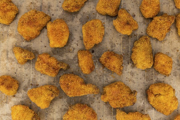 Chicken Nuggets as detailed close-up shot (selective focus)