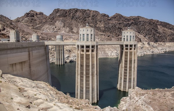 The famous Hoover Dam near Las Vegas, USA, North America