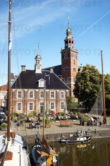 Alte Waage, Town Hall, Old Town, Museum Harbour, Leer, East Frisia, Germany, Europe