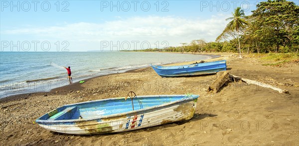 On the beach of Playa Tarcoles Costa Rica