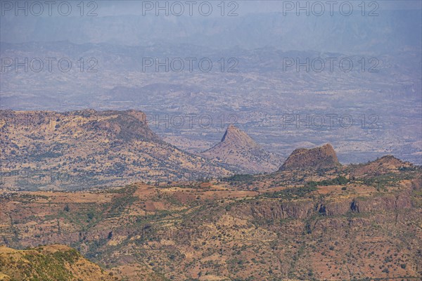 Landscape of Ethiopia in Africa