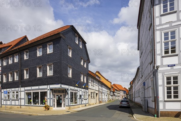 Duderstadt is a town and independent municipality in the district of Göttingen in south-eastern Lower Saxony. The predominantly medieval townscape is characterised by around 600 town houses of various styles - mainly half-timbered houses, Duderstadt, Duderstadt, Lower Saxony, Germany, Europe