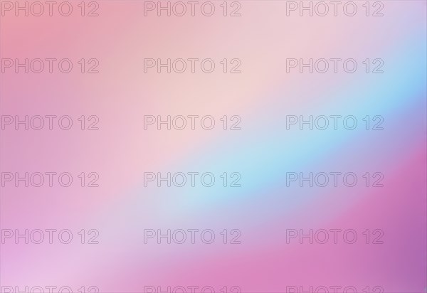 Abstract gradient with a blurred mix of pastel pink and blue, AI generated