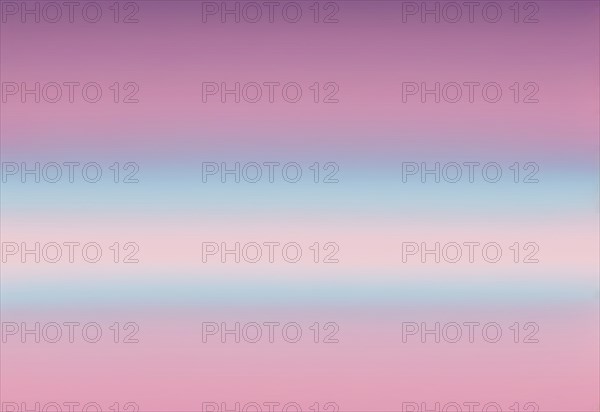 Abstract gradient with horizontal pink and blue pastel stripes, AI generated