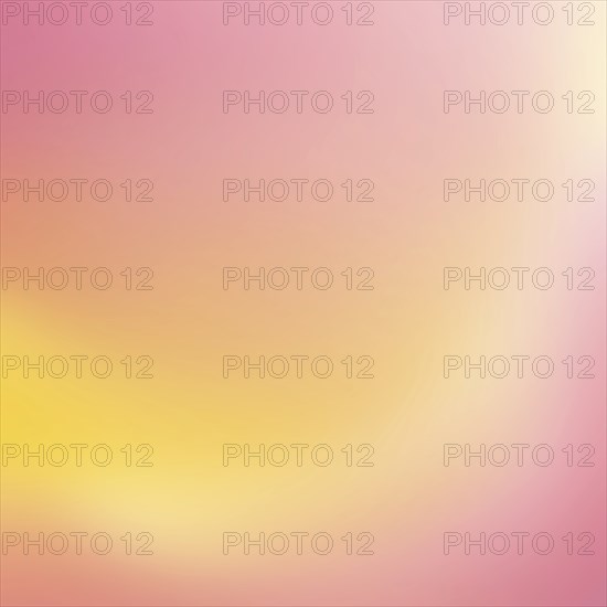 Soft gradient background seamlessly blending pink and yellow shades, creating a warm abstract design, AI generated