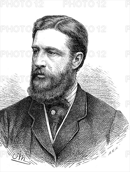 Spencer Compton Cavendish, 8th Duke of Devonshire, 23 July 1833, 24 March 1908, a British nobleman and politician, Historical, digital reproduction of an original 19th century artwork