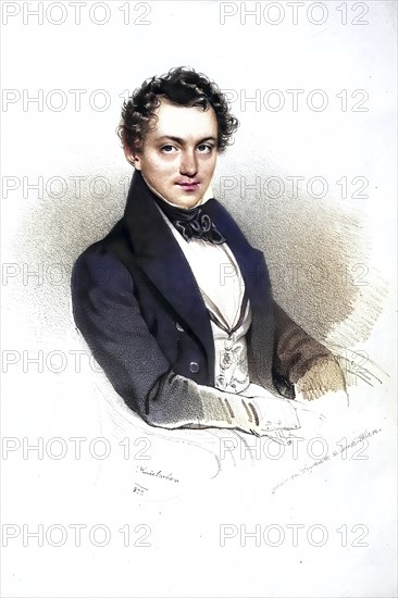 Karl Rettich, also Carl Rettich, (born 3 February 1805 in Vienna, died 18 November 1878 in Vienna) was an Austrian theatre actor and director, Historic, digitally restored reproduction from a 19th century original, Record date not stated
