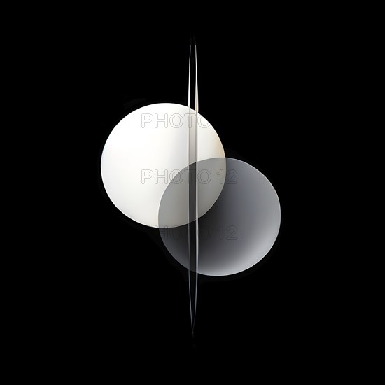 Minimalist illustration depicting visual language for harmony, AI generated