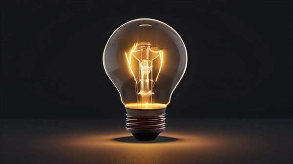 Minimalist wallpaper illustration depicting visual language for innovation, AI generated