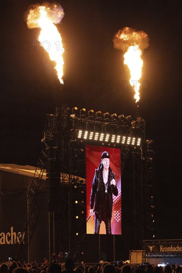 Singer Klaus Meine from the band Scorpions at the Wacken Open Air in Wacken. The traditional metal festival will take place from 31 July to 2 August 2024