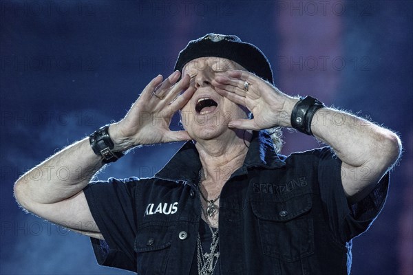 Singer Klaus Meine from the band Scorpions at the Wacken Open Air in Wacken. The traditional metal festival will take place from 31 July to 2 August 2024