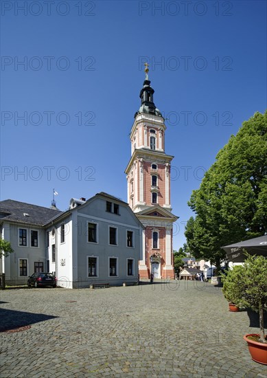 Protestant town church of St. Mary, residential town of Greiz, Thuringia, Germany, Europe