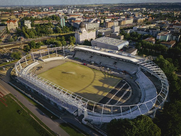 Heinz Steyer Stadium construction site
