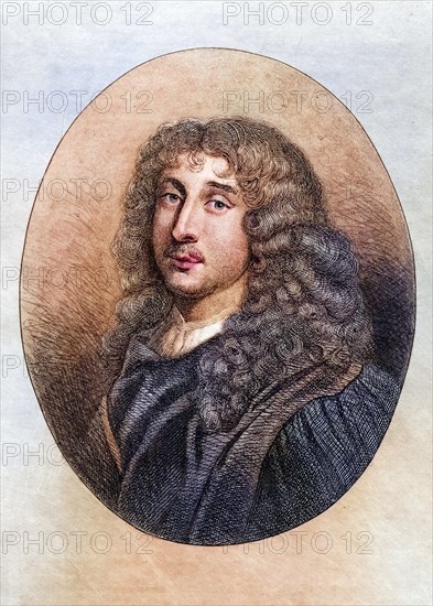 Duc de la Rochefoucauld, Francois Rochefoucauld, 1613-1680, Francois VI, also called Prince of Marcillac. French classical author, Historical, digitally restored reproduction from a 19th century original, Record date not stated