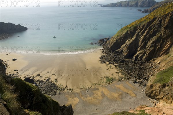 La Grande Greve beach, Island of Sark, Channel Islands, Great Britain