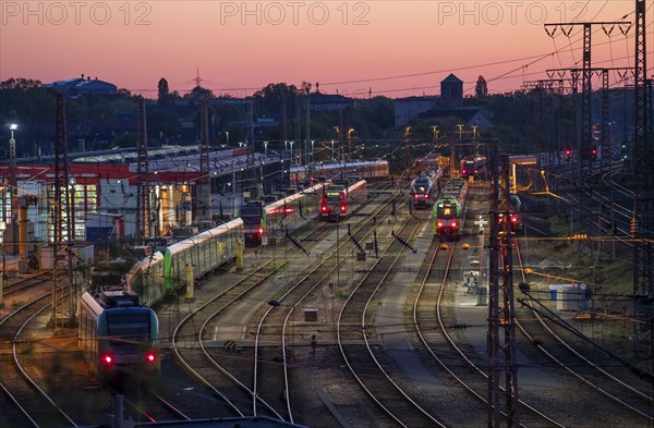 DB Regio workshop in North Rhine-Westphalia, local trains, Essen, North Rhine-Westphalia, Germany, Europe