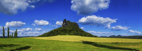 The Lilienstein is one of the most prominent mountains in Saxon Switzerland in Saxony. The Lilienstein is the only table mountain on the right side of the Elbe and is the symbol of the Saxon Switzerland National Park