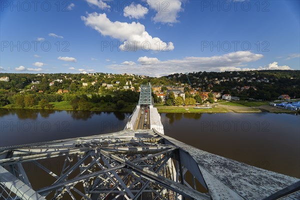 Elbe Bridge Blue Wonder