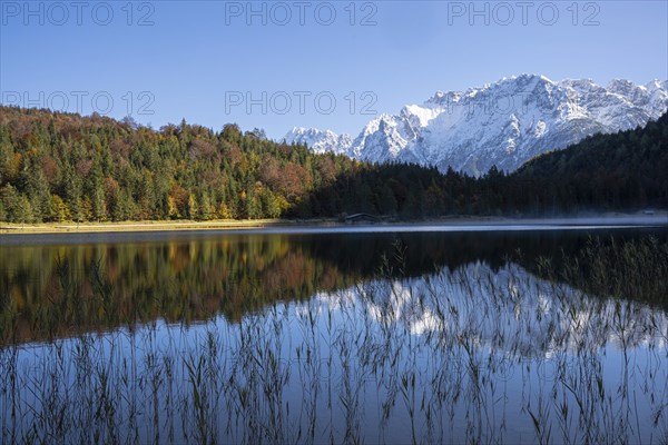 At the Ferchensee lake near Mittenwald