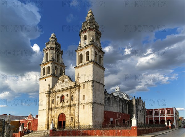 Cathedral church of Our Lady of the Immaculate Conception, Campeche city, Campeche State, Mexico, Central America