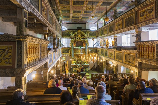 Concert in the mountain church of Oybin