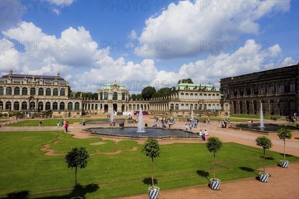 The Zwinger in Dresden is one of the most famous baroque buildings in Germany And it houses museums of world renown