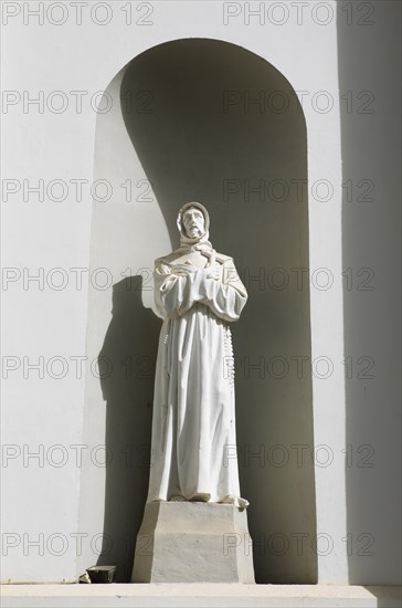 Sculpture at the Parroquia de San Francisco de Asis, Las Palmas, Las Palmas Province, Gran Canaria, Canary Islands, Spain, Europe