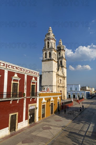 Cathedral church of Our Lady of the Immaculate Conception, Campeche city, Campeche State, Mexico, Central America