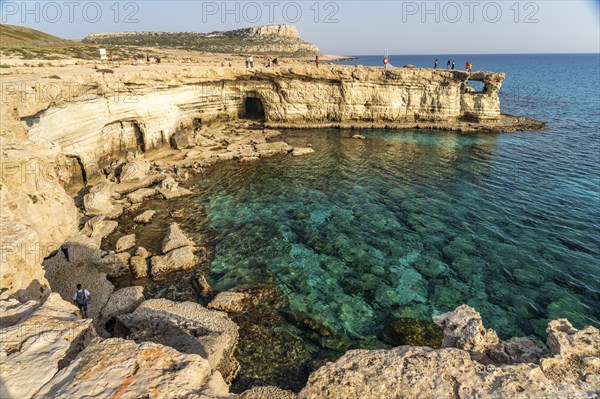 Sea Caves, coast with cliffs and caves near Agia Napa, Cyprus, Europe