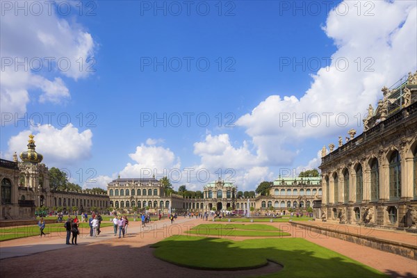 The Zwinger in Dresden is one of the most famous baroque buildings in Germany And it houses museums of world renown
