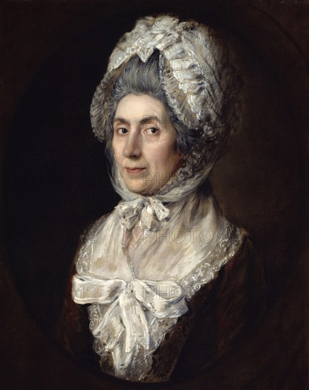 Sarah Dupont, Painting by Thomas Gainsborough, Historic, digitally restored reproduction from an original of the period