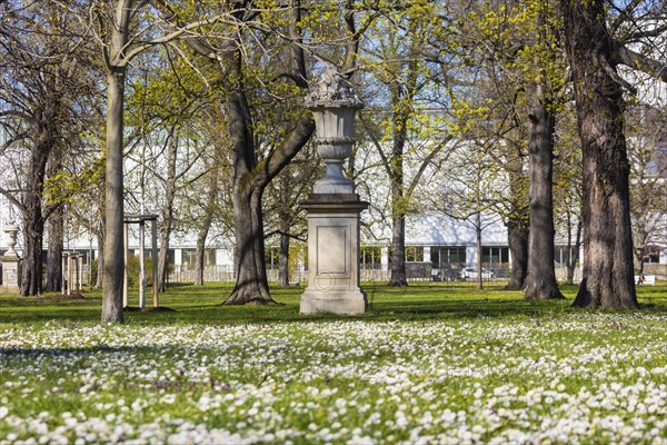 Bürgerwiese and Blüherpark, decorative vase