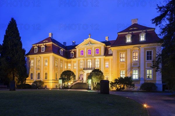 Baroque Rammenau Castle, Rammenau Castle in Rammenau near Bischofswerda in the district of Bautzen is one of the most beautiful preserved baroque country castles in Saxony