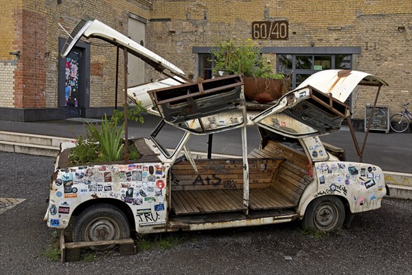 Subculture as an alternative to the traditional high culture of the state capital Wiesbaden, Kulturpark am Schlachthof, Hesse, Germany, Europe