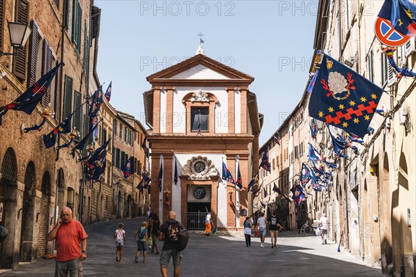 Siena was one of the most important cities in medieval Europe, and its historic centre is a UNESCO World Heritage Site. Piazza del Campo in the Palio day
