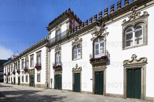 17th Century Alpuins house in Manuelin architectural style, Viana do Castelo, Minho, Portugal, Europe