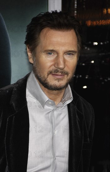 Liam Neeson at the Los Angeles premiere of 'Unknown' held at the Mann Village Theatre in Westwood on February 16, 2011., Westwood