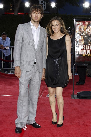 Alicia Silverstone and Christopher Jarecki at the Los Angeles premiere of 'Tropic Thunder' held at the Mann Village Theater in Westwood on August 11, 2008